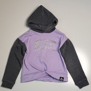 Girls sweatshirt purple and gray. RBX size 6x